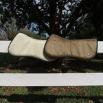 Ogilvy Ogilvy 1" Memory Foam Butterfly Cut Half Pad w/Single Piping