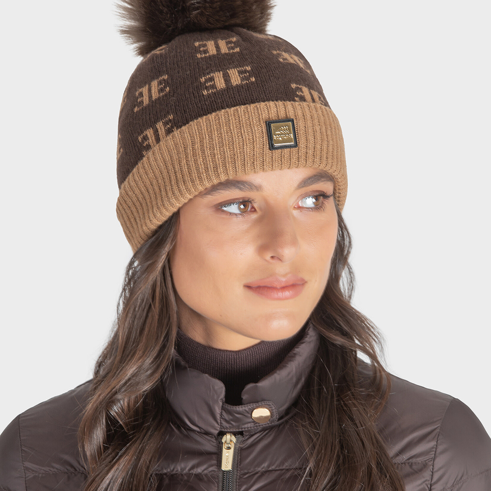 Equiline T11411 Equiline Egife Knit All Over Hat