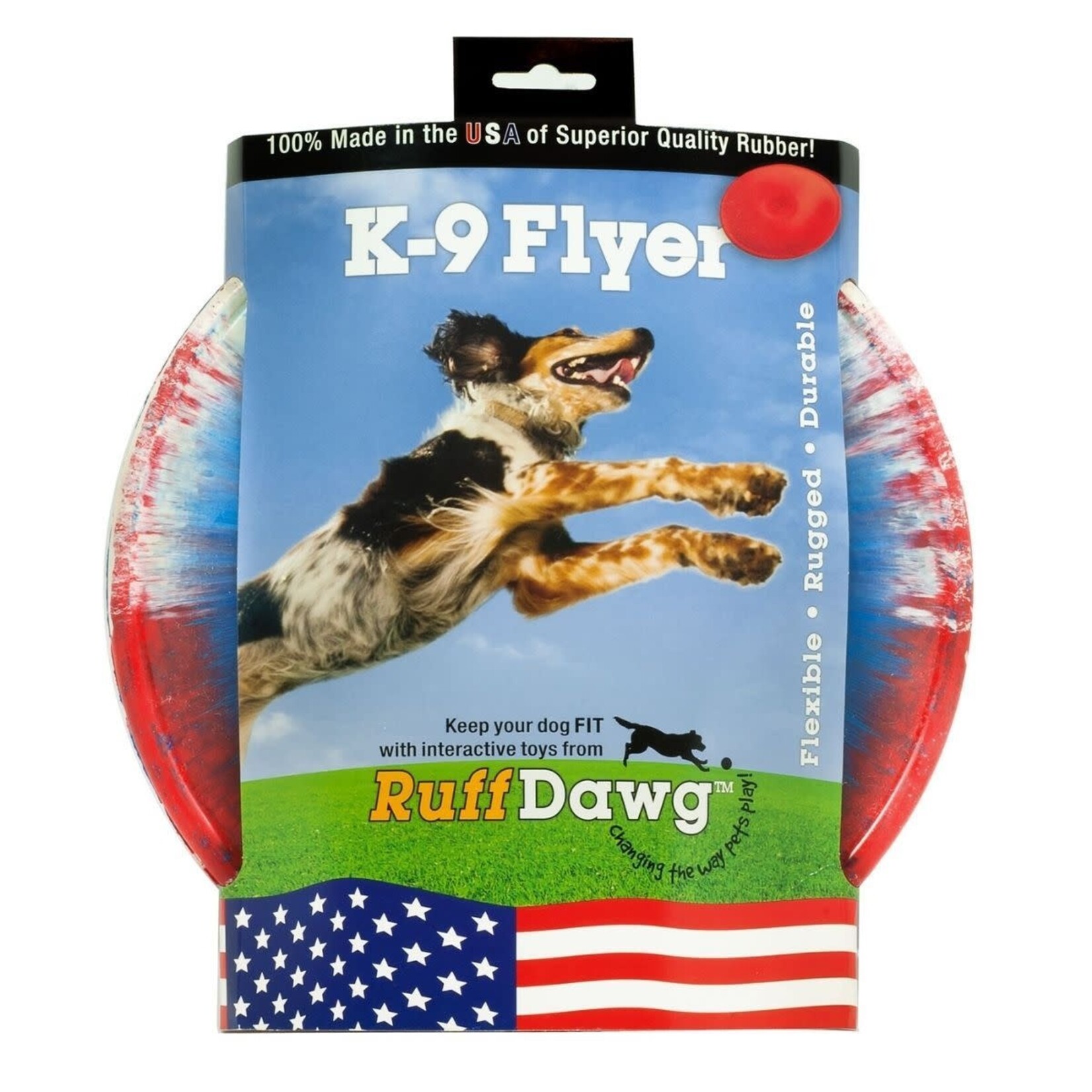 RuffDawg K-9 Flyer Dog Toy 9.5" LG