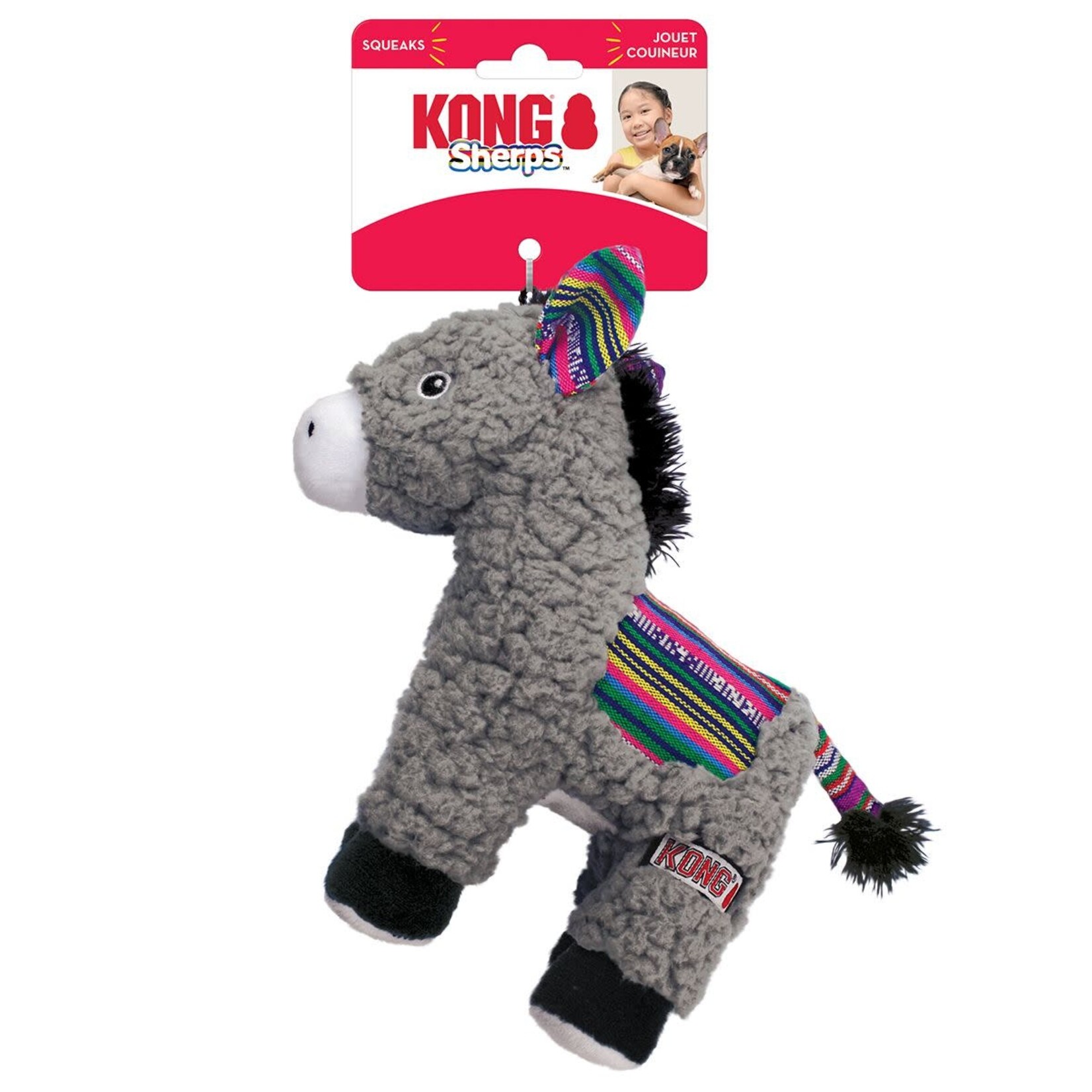 Kong KONG Sherps Dog Toy MD Donkey