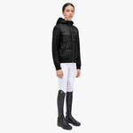 Cavalleria Toscana GIK029 Cavalleria Toscana Junior Unisex Zip Puffer w/ Tufted CT Logo
