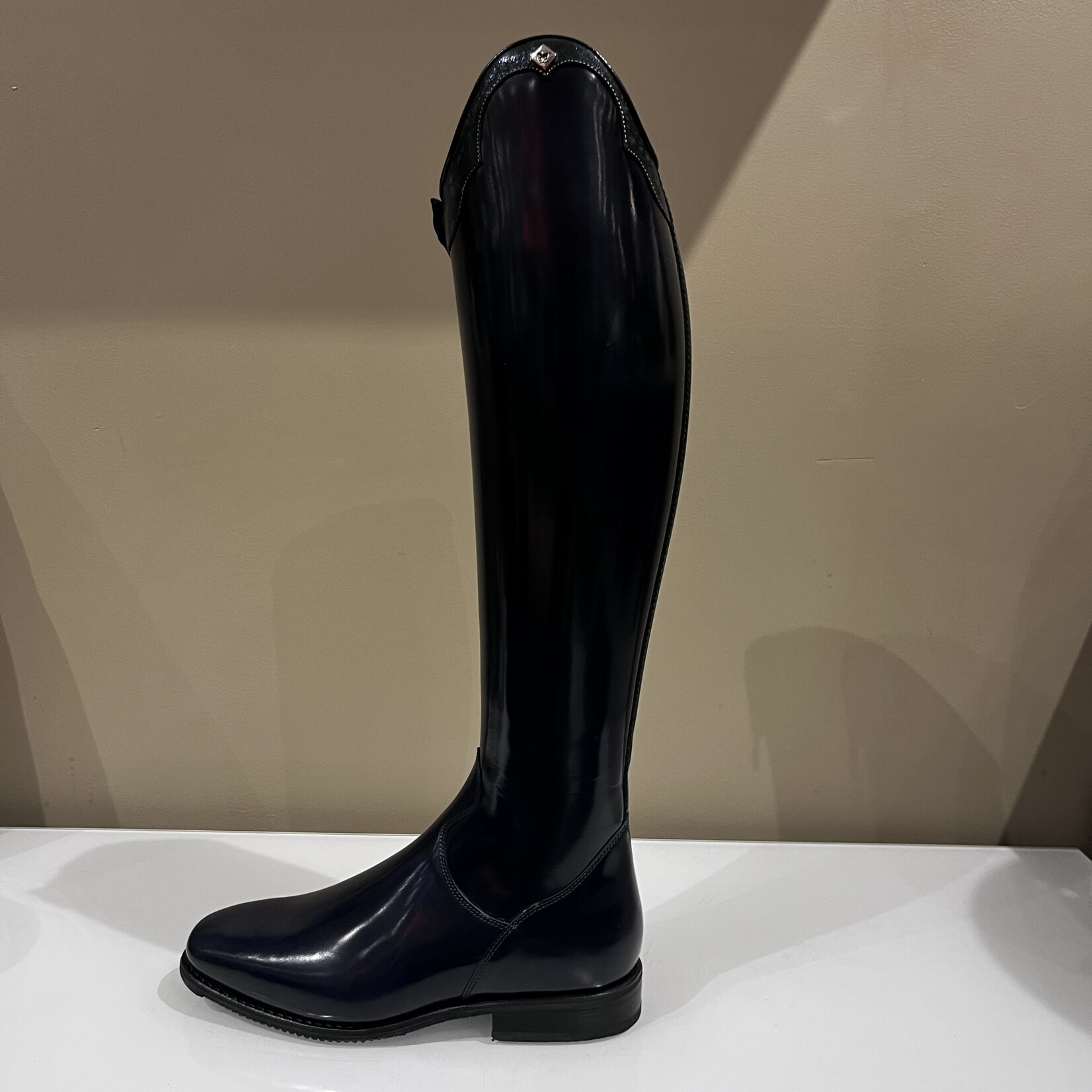 DeNiro DeNiro Custom Tiziano Dressage Boot Brushed Blue w/ G33 Top 38 MC S