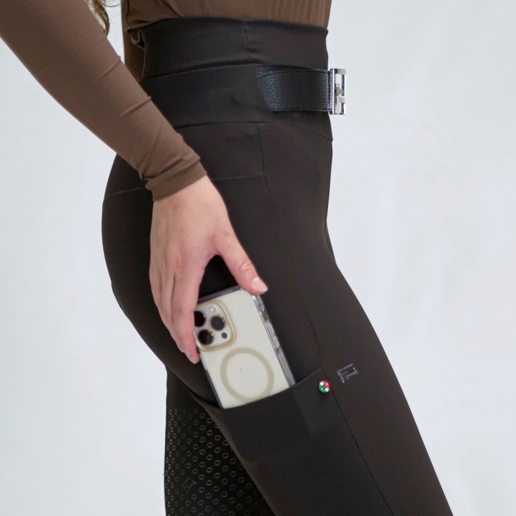 For Horses For Horses Nelly Ultra Move 3/4 Patch Leggings
