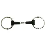 Soft Rubber Mouth Stainless Steel Snaffle Gag Bit
