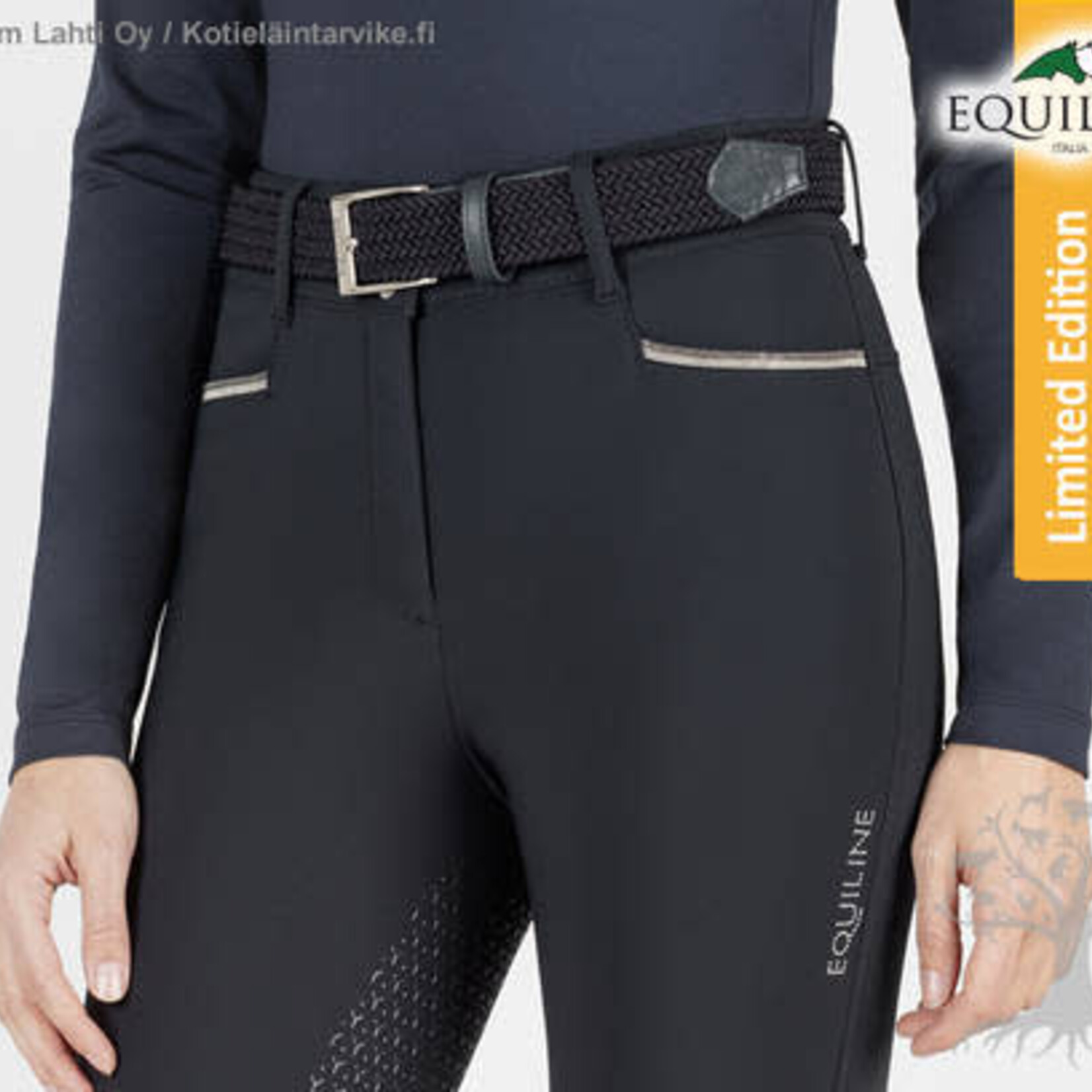 Equiline Equiline Gigafh Women's high waisted dual tech Winter b-move full grip breeches