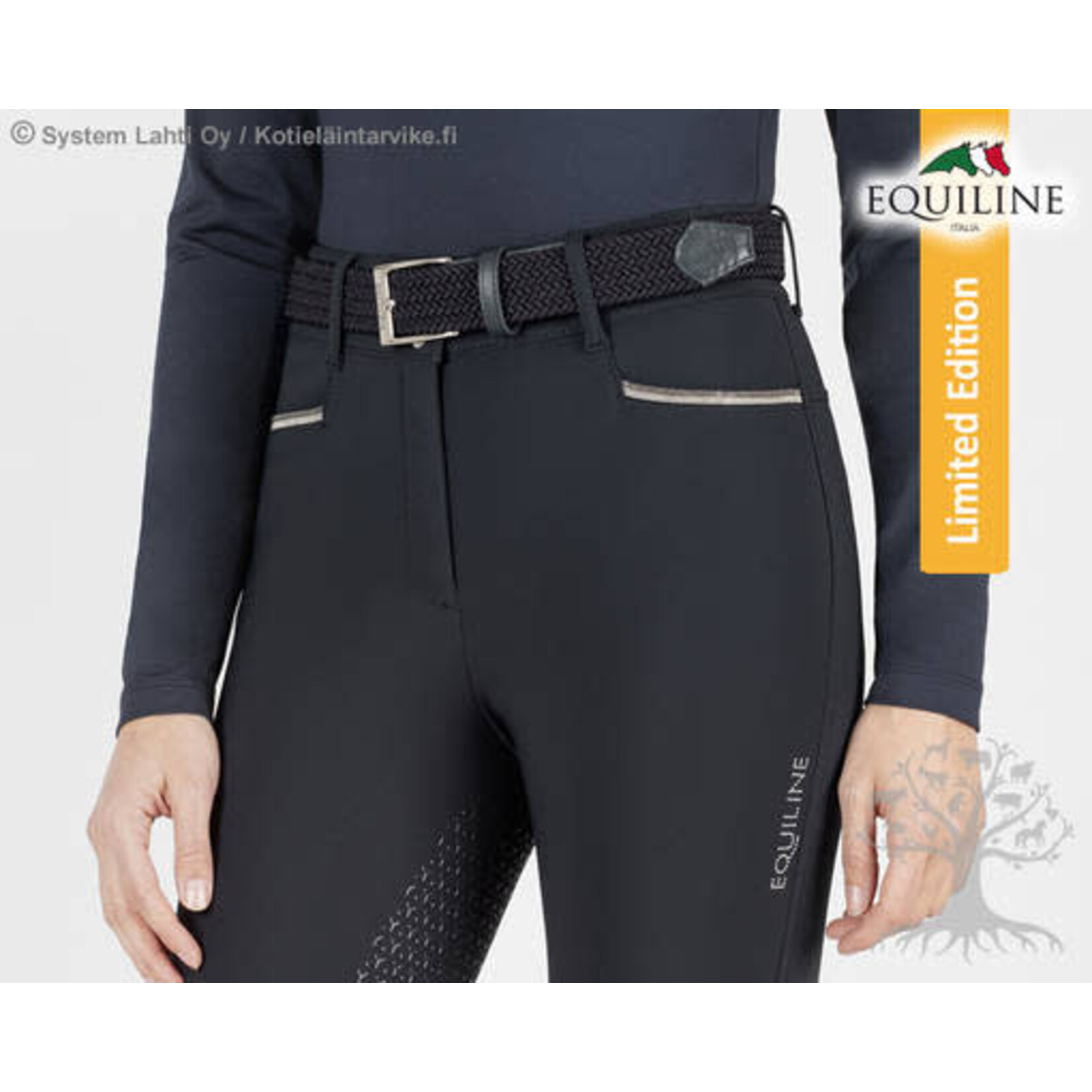 Equiline Equiline Gigafh Women's high waisted dual tech b-move full grip breeches