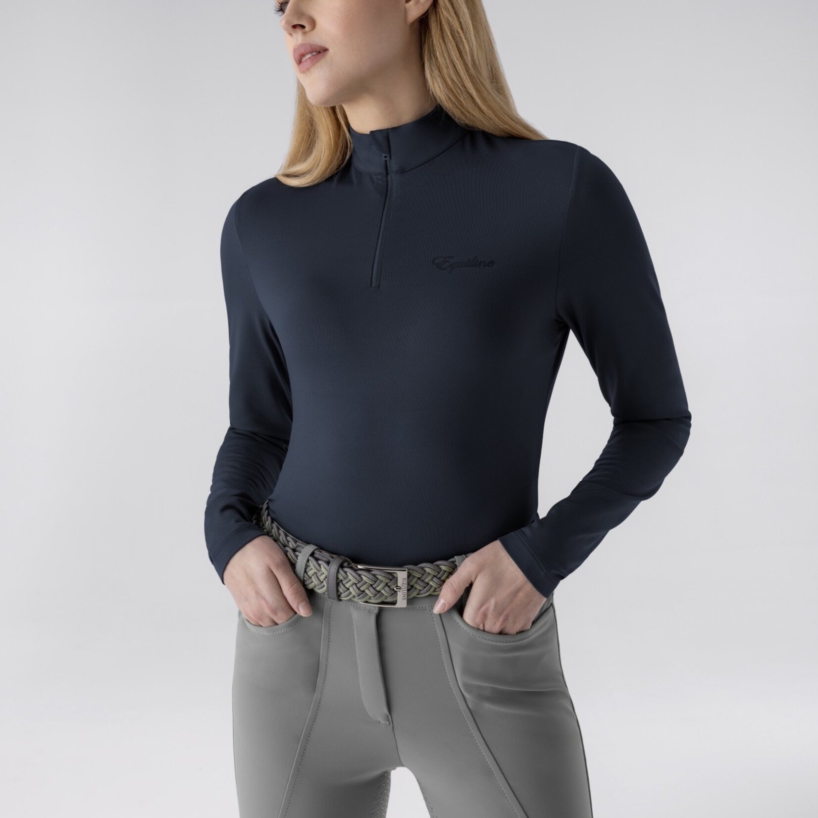 Equiline R09839 Equiline Estrae Women's L/S second skin UV protection shirt