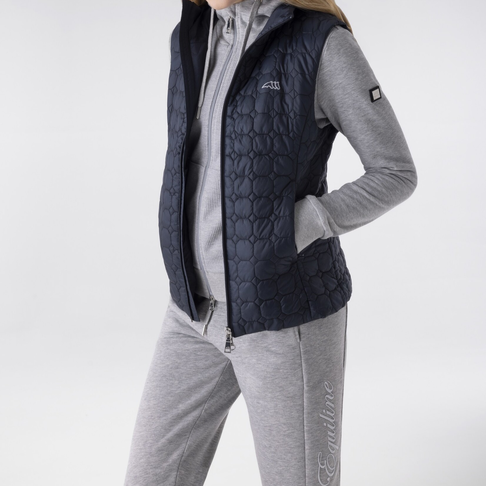 Equiline Q10741 Equiline Edaev Women's Octagon Quilted Vest