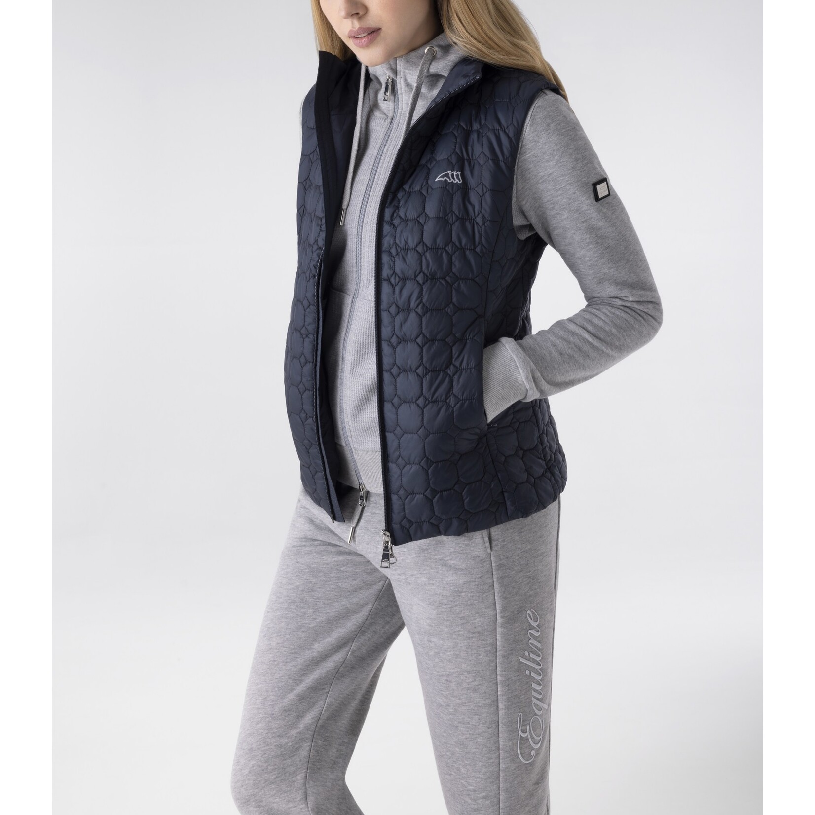Equiline Q10741 Equiline Edaev Women's Octagon Quilted Vest