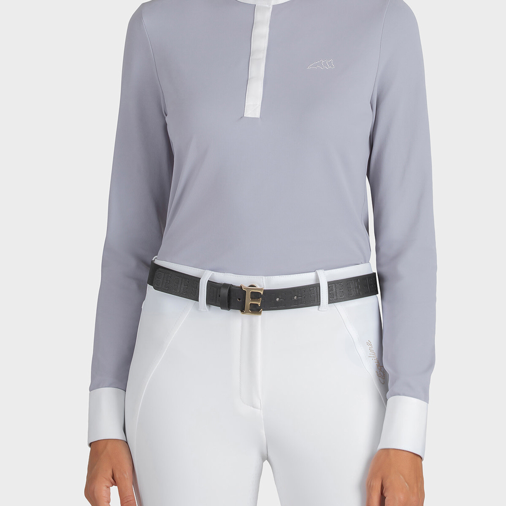 Equiline H00887 Equiline Elizzye L/S Women's Competition Polo Shirt