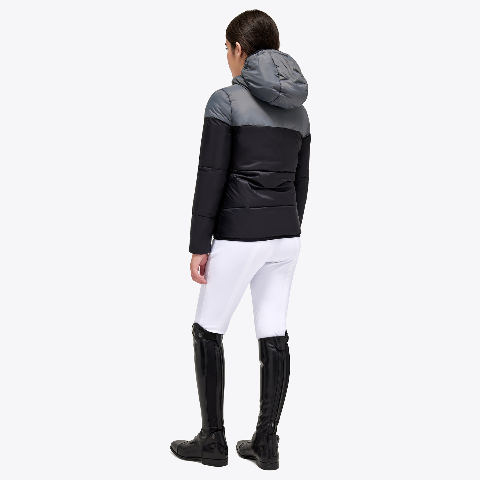 Cavalleria Toscana GIK028 Cavalleria Toscana Junior Nylon Hooded Puffer