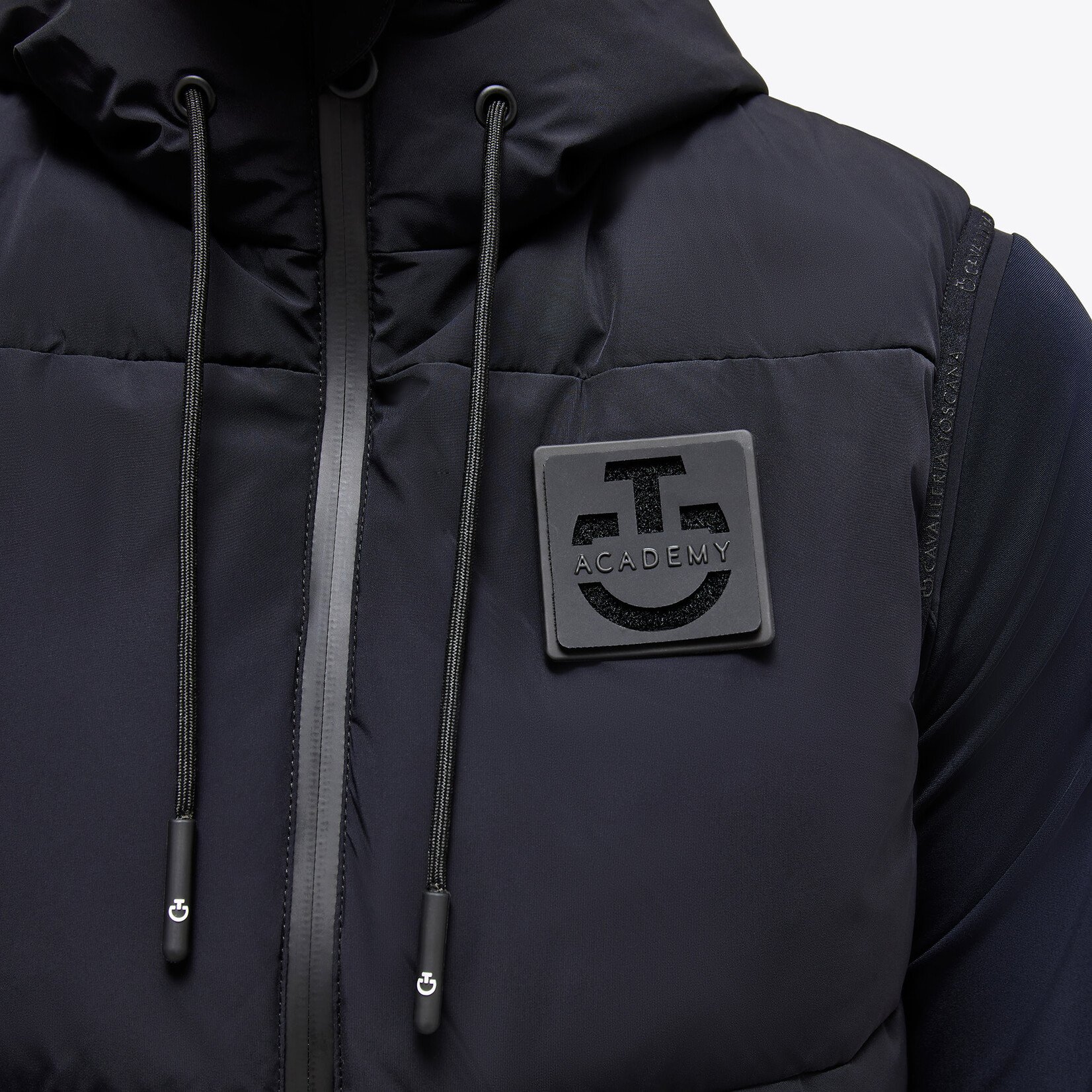 Cavalleria Toscana GLU283 Cavalleria Toscana Academy Men's Padded Nylon Stretch Puffer Vest