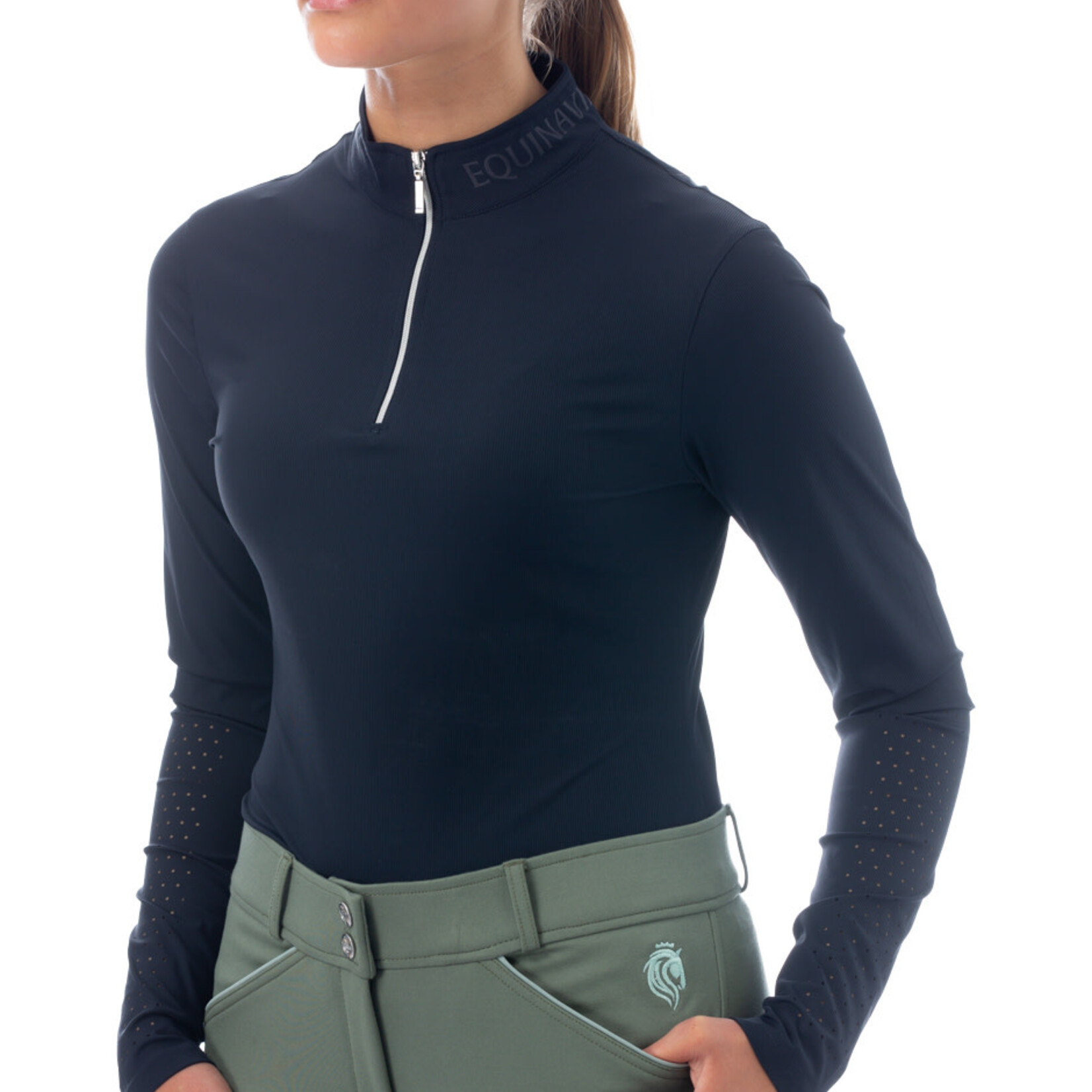 Equinavia E32009 Equinavia Alexandra Womens Ribbed Training Shirt