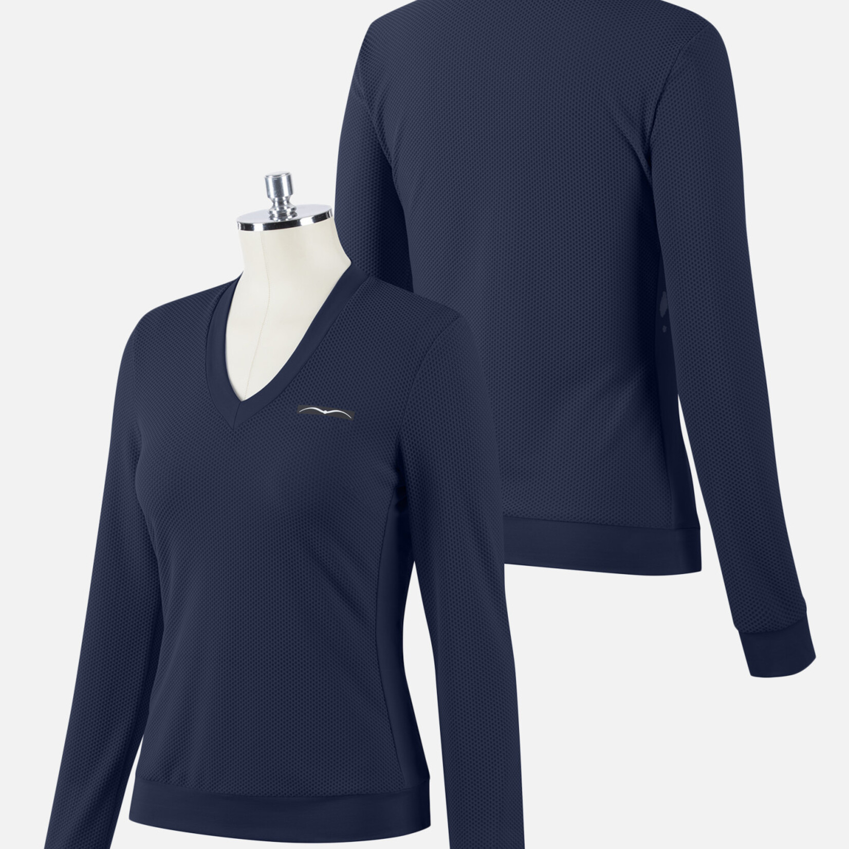 Animo Animo Sicily Women's Pullover Sweater in lightweight mesh Star fabric