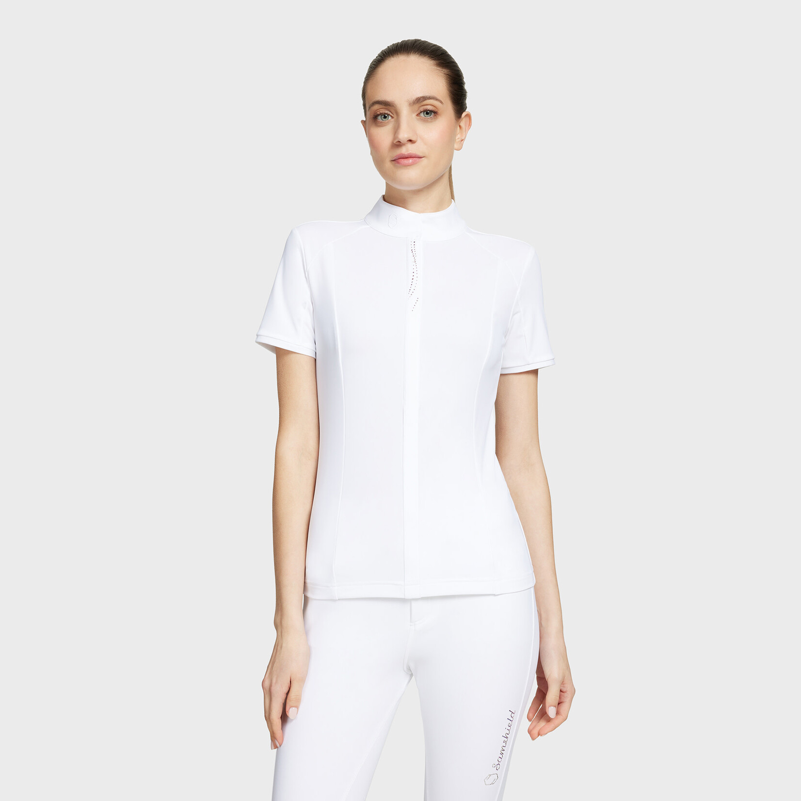 Samshield Samshield Gretta Women's Short Sleeve Show Shirt w/ Swarovski Detail