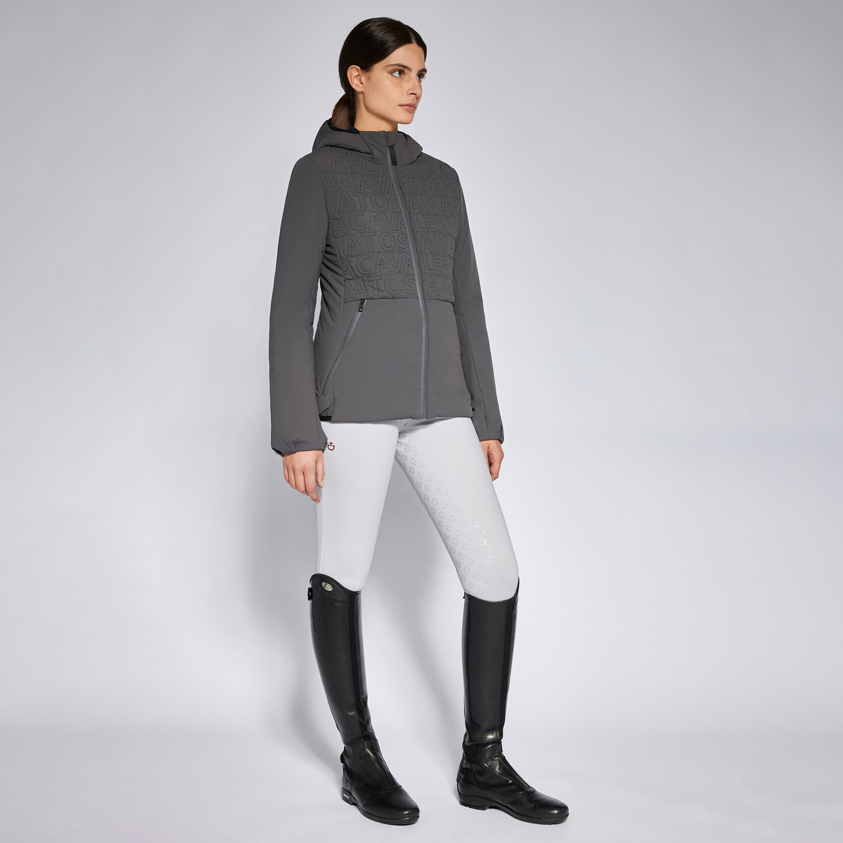 Cavalleria Toscana GID296 Cavalleria Toscana Lightweight Hooded Puffer Jacket