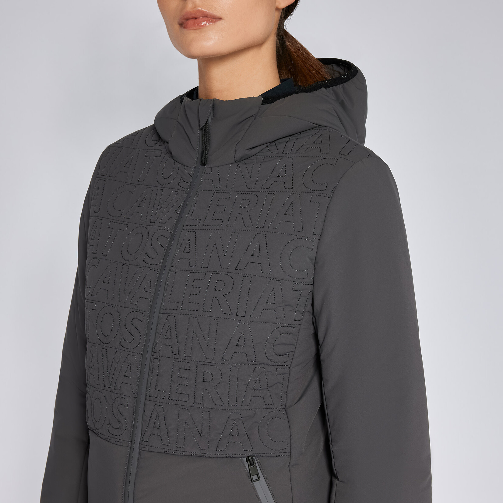 Cavalleria Toscana GID296 Cavalleria Toscana Lightweight Hooded Puffer Jacket