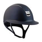 Samshield 2.0 Samshield Miss Shield Shadowmatt Helmet w/ Black Chrome Trim & Blazon, Sold as a kit with coordinating liner (sold separately).