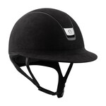Samshield 2.0 Samshield Miss Shield Premium Helmet Alcantara w/ Alcantara Top & Frontal Band, Sold as a kit with coordinating liner (sold separately)
