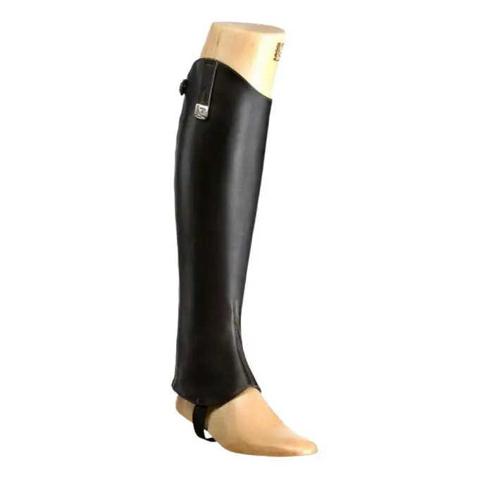 Minichaps ClassicStretch – Cuir Synthétique Résistant, élastiques, Lavable Machine, Sangles Semelle, Velcro Mollet