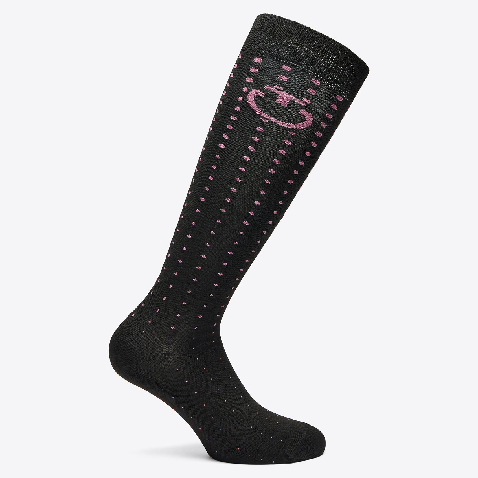 Cavalleria Toscana CZN056 Cavalleria Toscana Polka Dot Pop Art Jacquard Sock