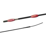 03175 Fleck Dressage Whip w/ Feldman Balance Classic, Nylon Weave, Wooden Balance Grip