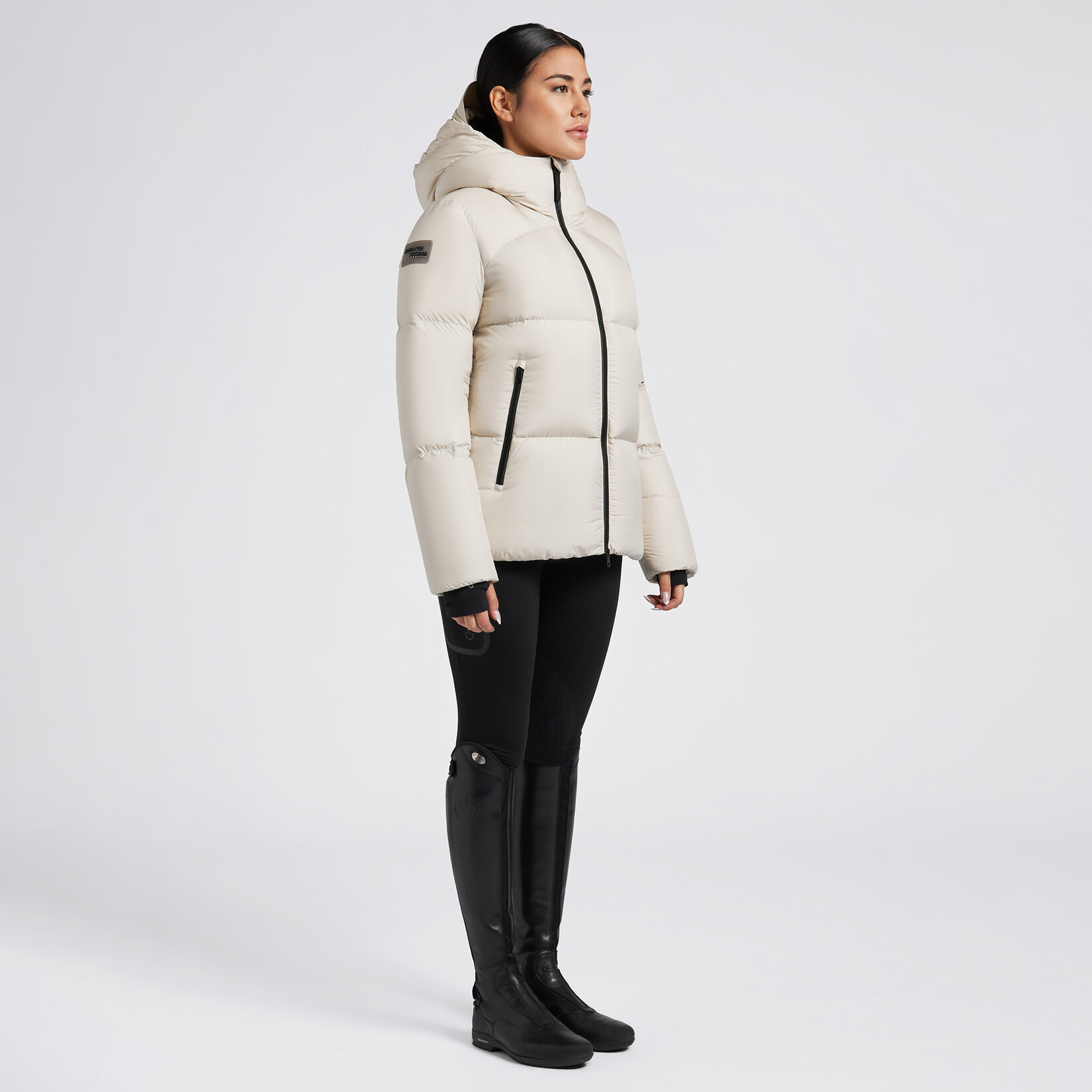 GID301 Cavalleria Toscana Hooded Down Padded Nylon Parka RIDE