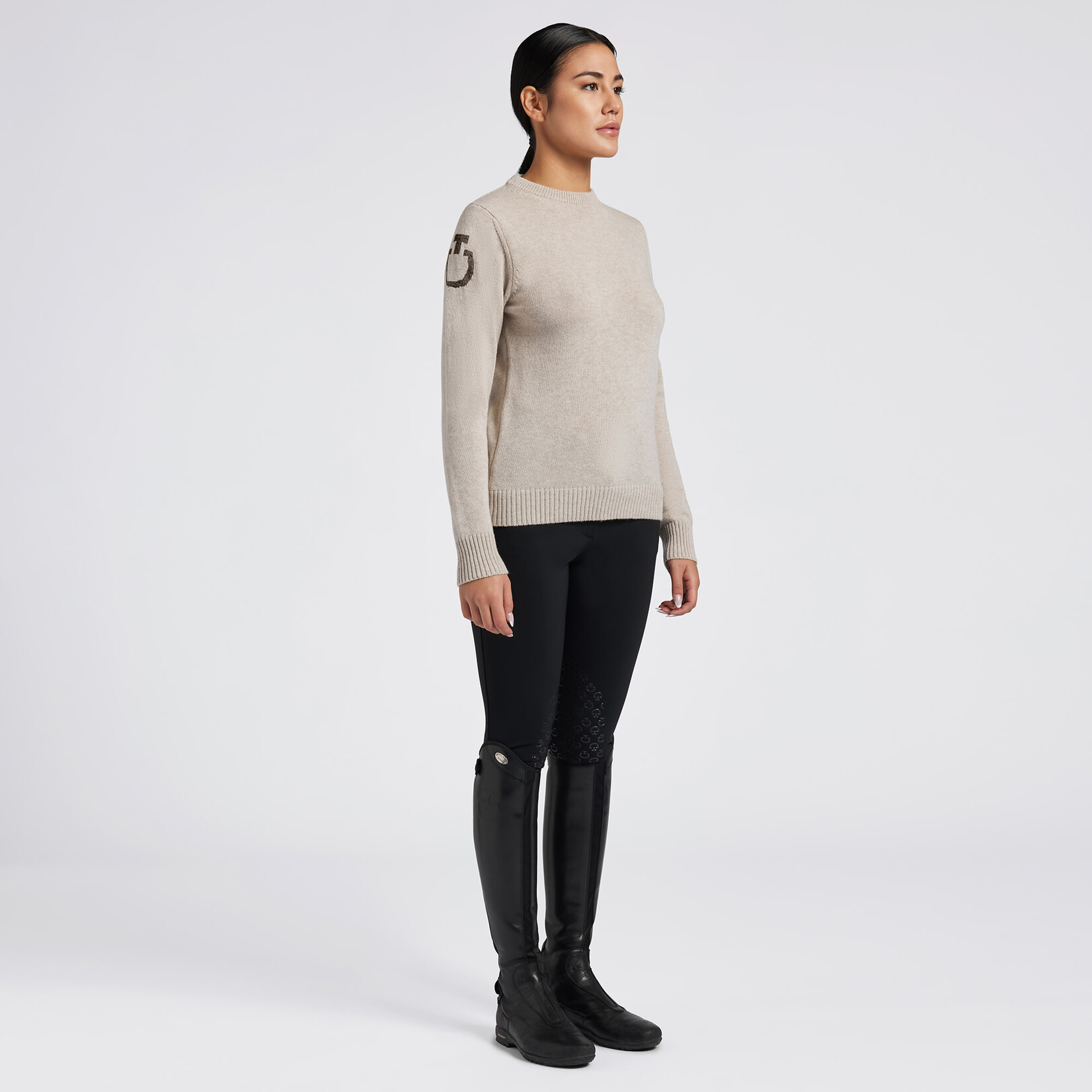 Cavalleria Toscana MAD144 Cavalleria Toscana Pure Wool Crew Neck Sweater