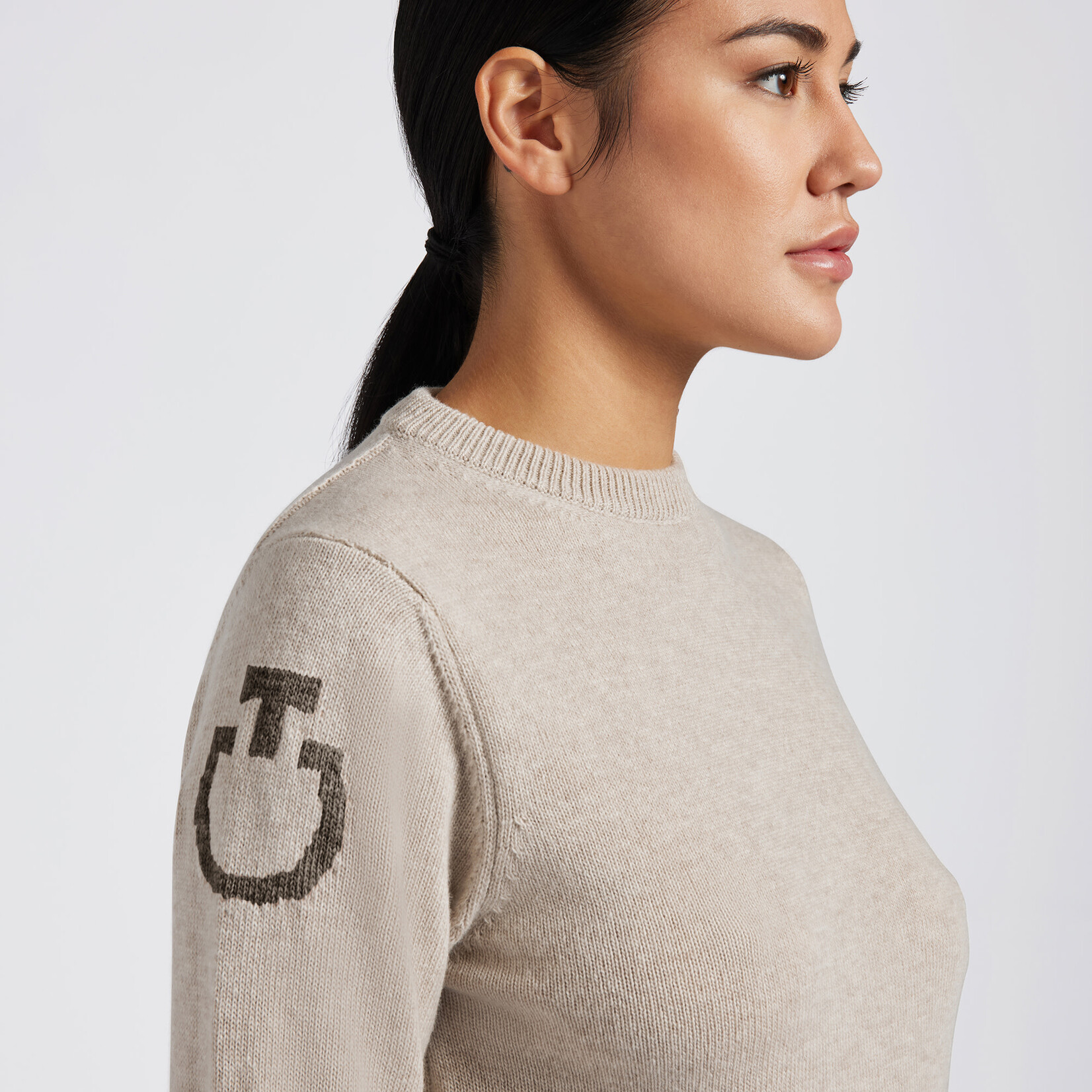 Cavalleria Toscana MAD144 Cavalleria Toscana Pure Wool Crew Neck Sweater
