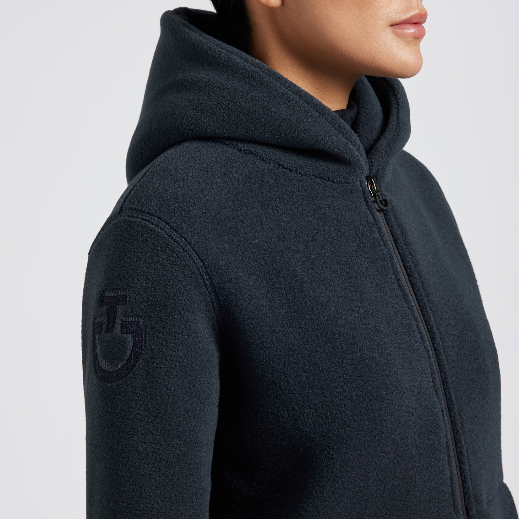 Cavalleria Toscana FED128 Cavalleria Toscana Women's Fleece Hoodie