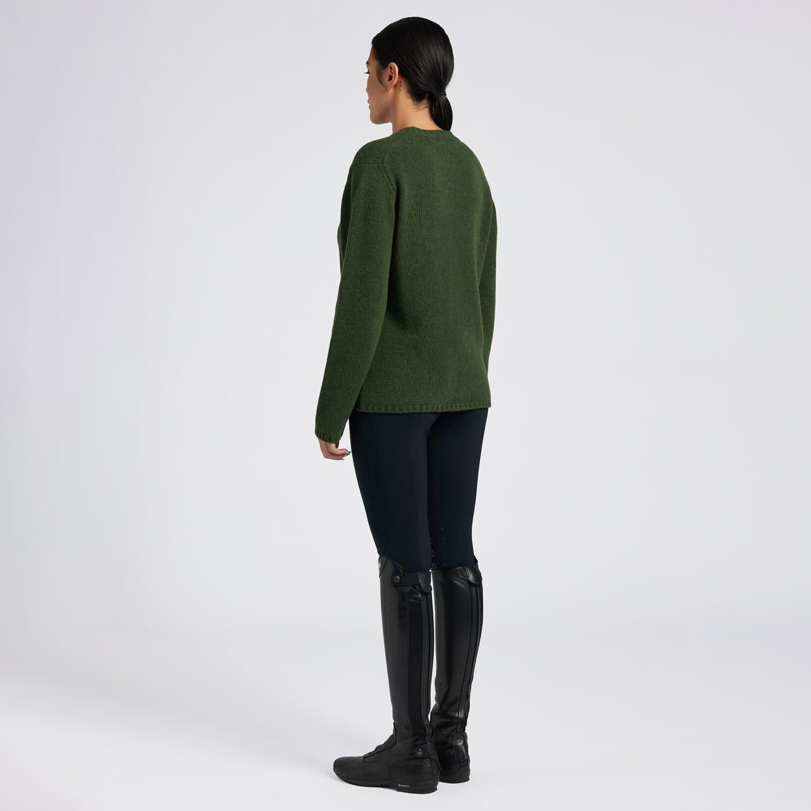 Cavalleria Toscana MAD141 Cavalleria Toscana Lambswool Oversized Crew Neck Sweater