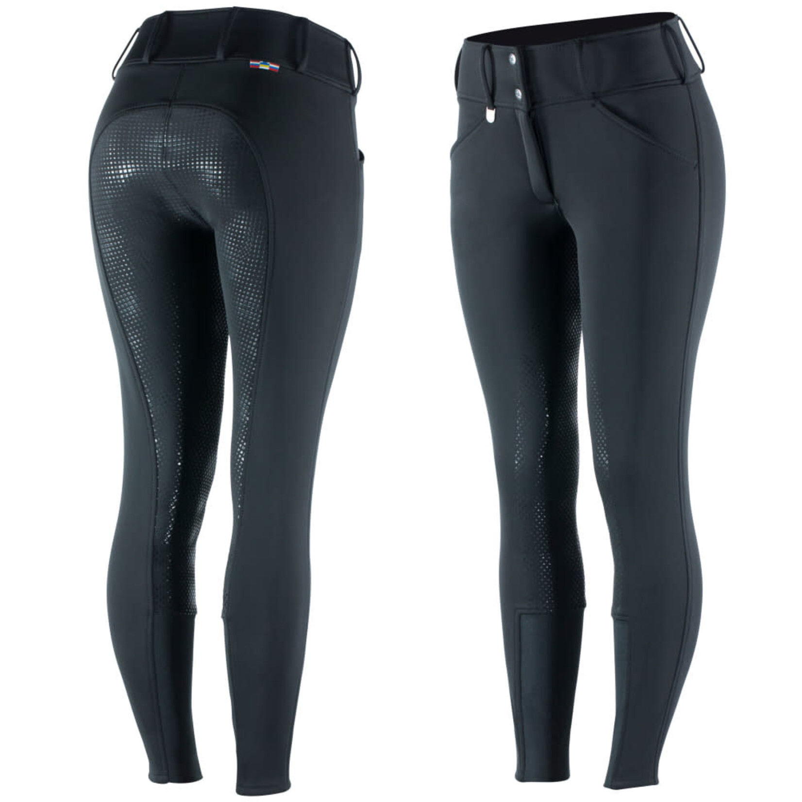 Horze Grand Prix Women's Thermo Softshell Silicone Full Seat Breeches