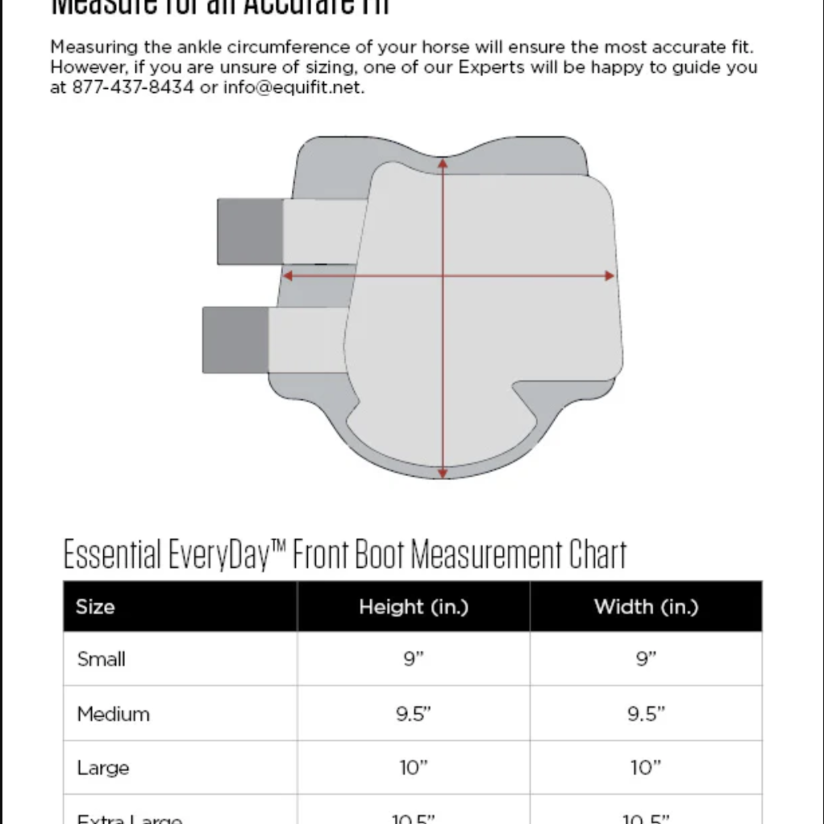 Equifit 11277 Equifit Essential EveryDay Front Boots with X-Foam Interior