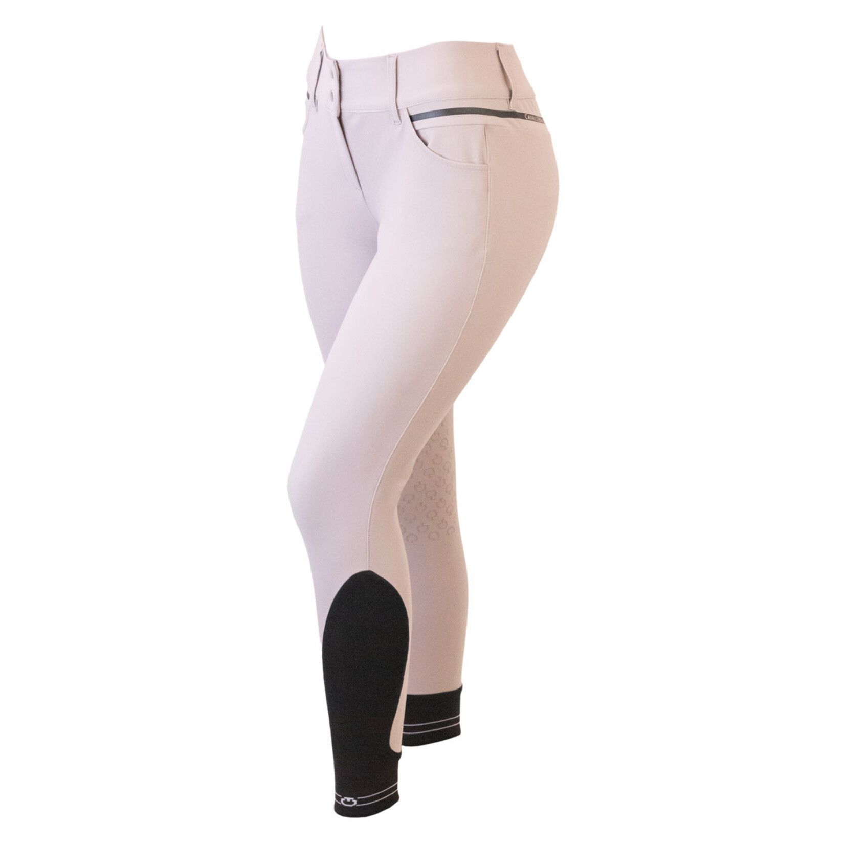 Cavalleria Toscana PAD175 Cavalleria Toscana Womens Silicone Print CT Logo Knee Grip Breeches