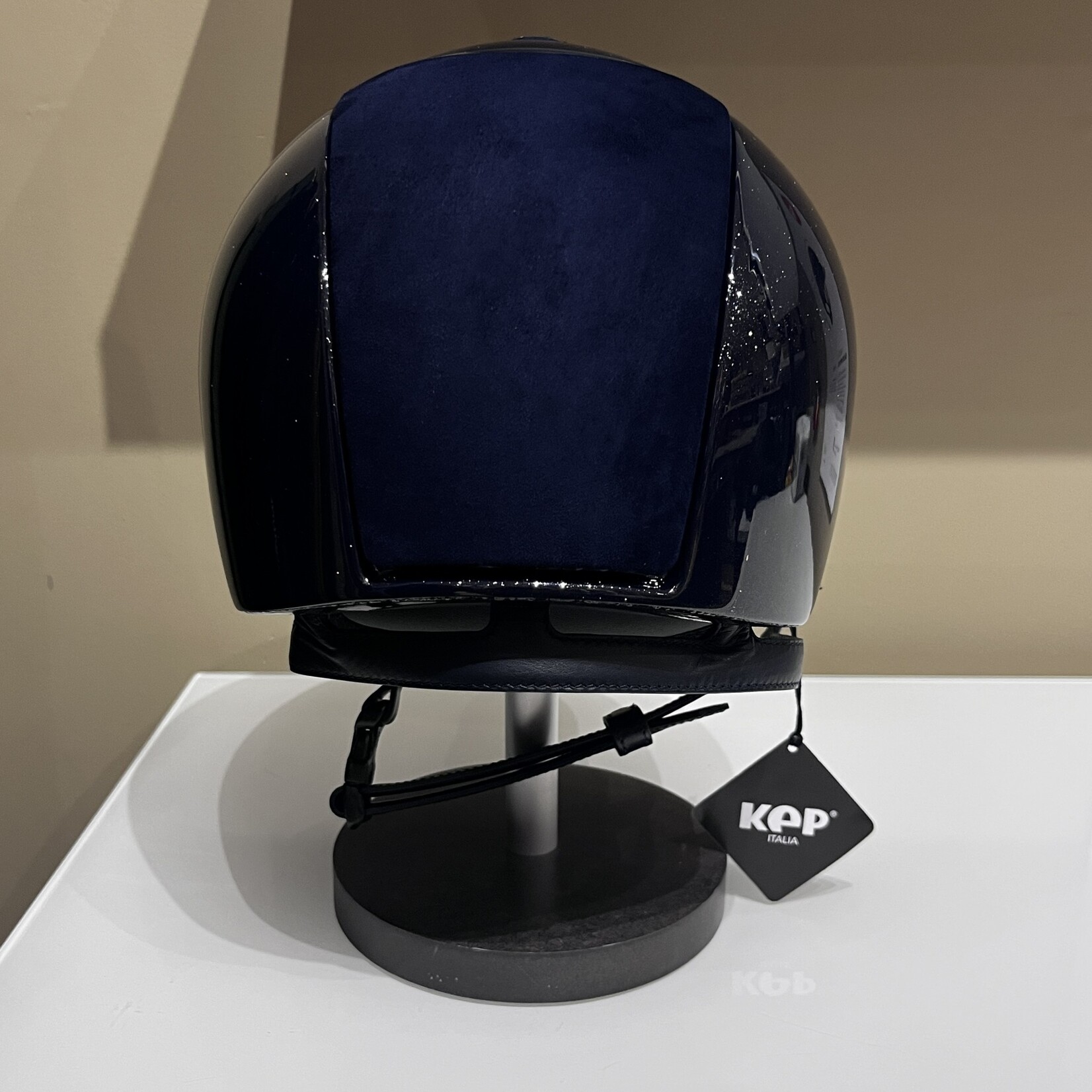 KEP KEP Custom Cromo 2.0 Diamond Blue - Diamond Blue Shell & Frame, Blue Suede Front, Blue Suede Rear, Mirror Chrome Subgrid, Blue Chinstrap, Silver Shine Logo, Sold as a kit with coordinating liner (sold separately) 