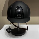 KEP KEP Cromo 2.0 Matt, Raw Black Frame, Grid, Subgrid & Button, Custom Chinstrap - Sold as a kit with coordinating liner (sold separately) 