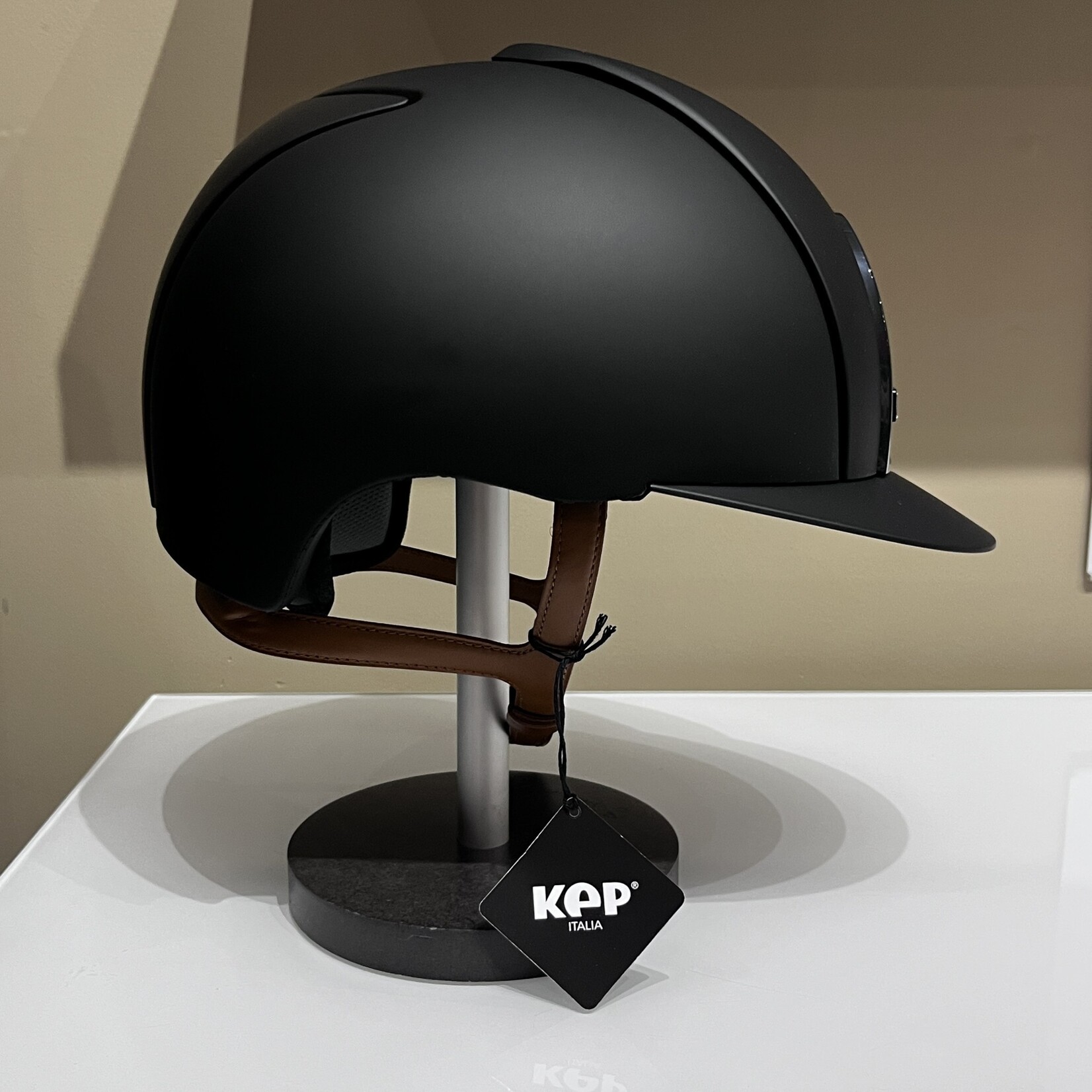 KEP KEP Custom Cromo 2.0 - Matt Black Shell, Raw Black Frame, Grid, Subgrid & Button, Custom Chinstrap - Sold as a kit with coordinating liner (sold separately) 