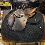 antares #15 7 Consigned Antares DJ, 15.5" E (narrow) seat, Jumping Saddle,  000 Flap, M15, AG+20 (20mm  padding  added to rear of the panels near the gusset), No Cover