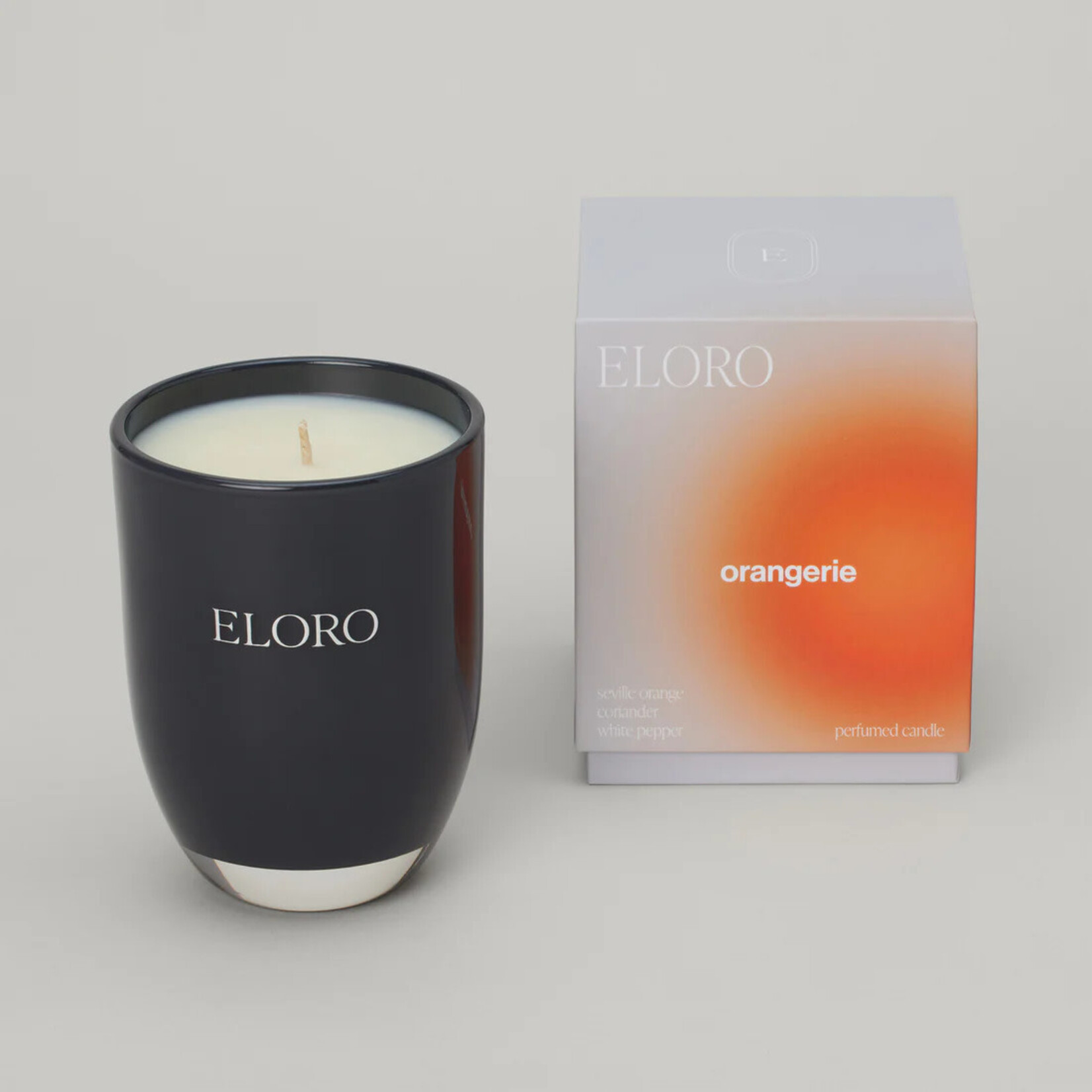 Fleur Candles Eloro Candles, Single-Wick Soy Candle, 55 hour burn time