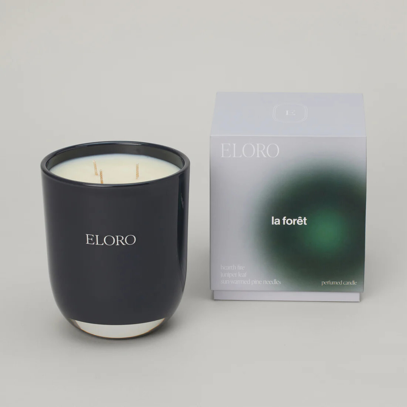 Fleur Candles Eloro Candles, 3-Wick Soy Candle, 120 hour burn time