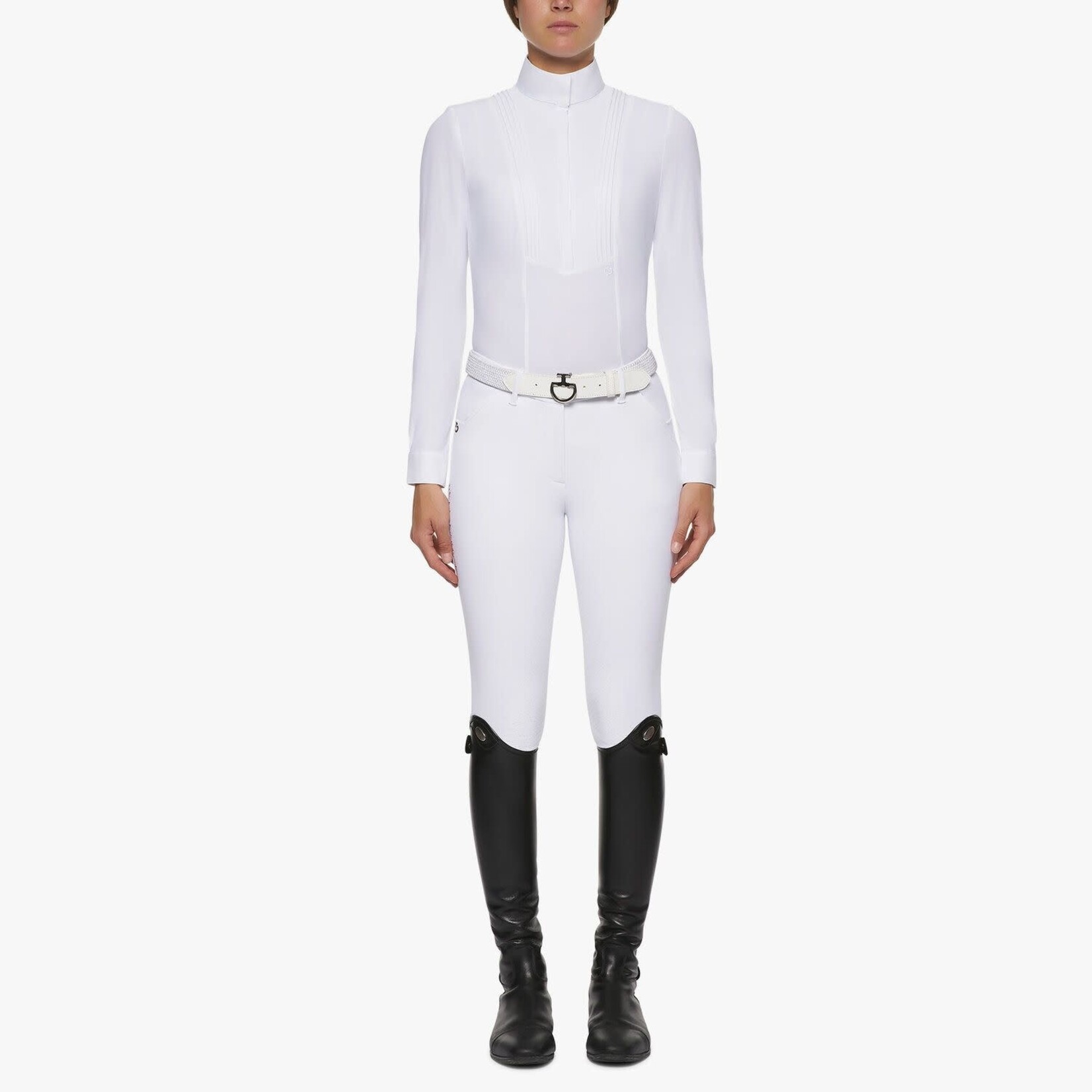 Cavalleria Toscana CAD097 Cavalleria Toscana American Long Sleeve Show Shirt
