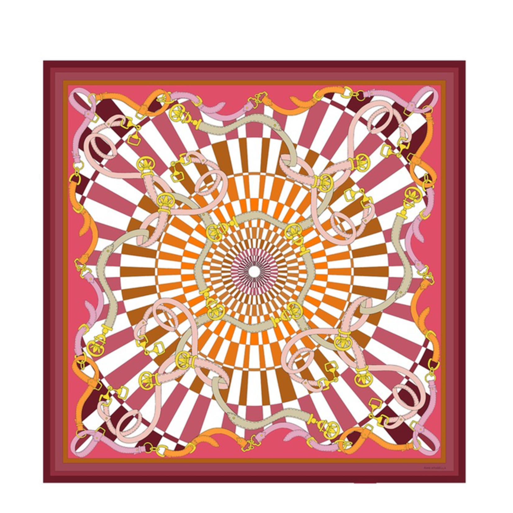 Rani Arabella Printed Cashmere Firenze Shawl