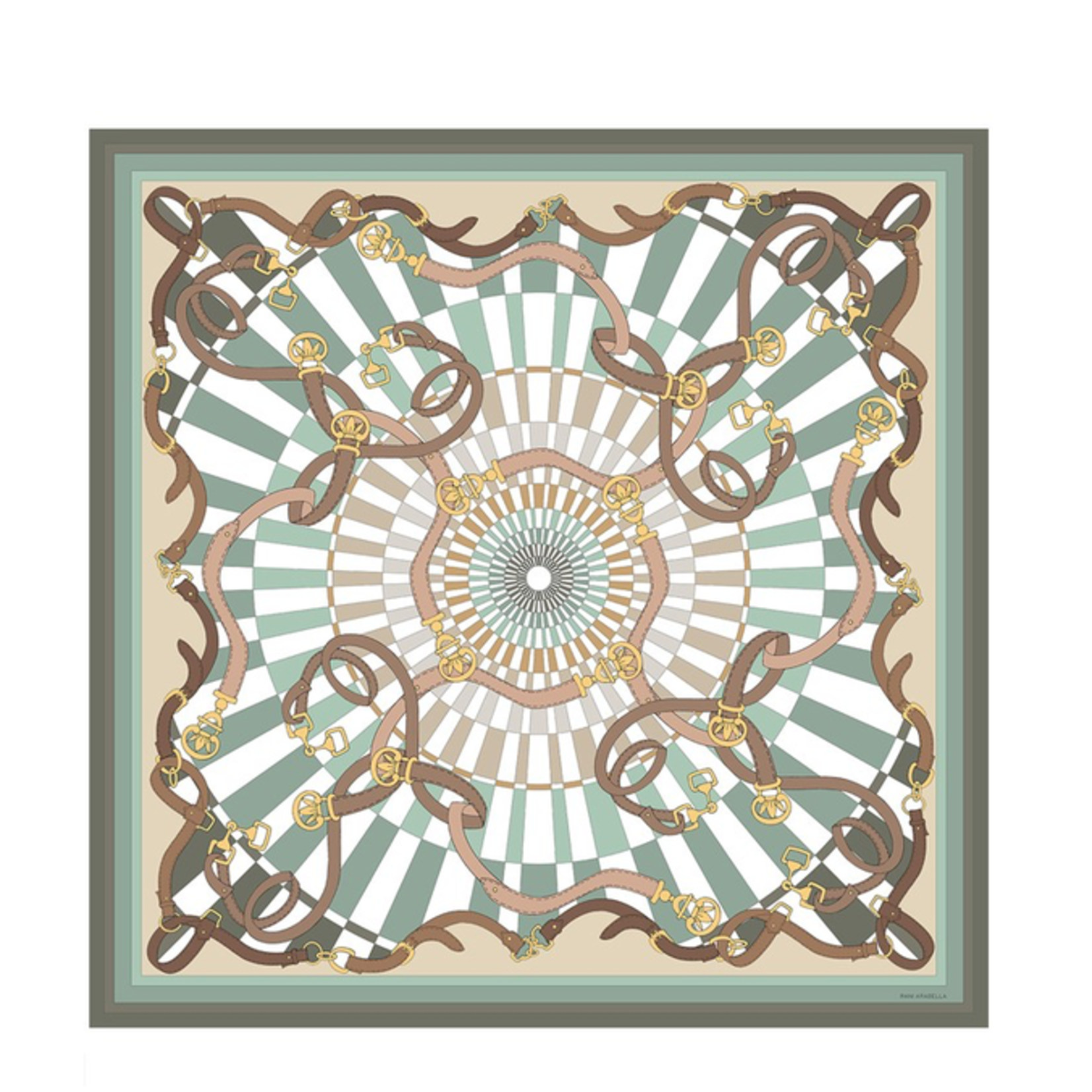 Rani Arabella Printed Cashmere Firenze Shawl