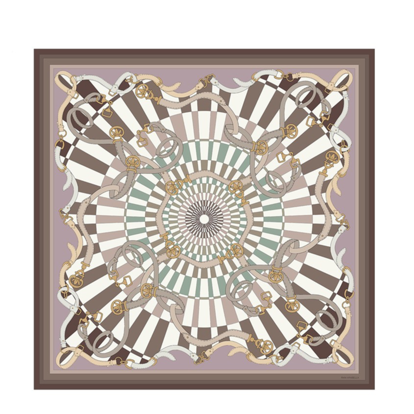 Rani Arabella Printed Cashmere Firenze Shawl