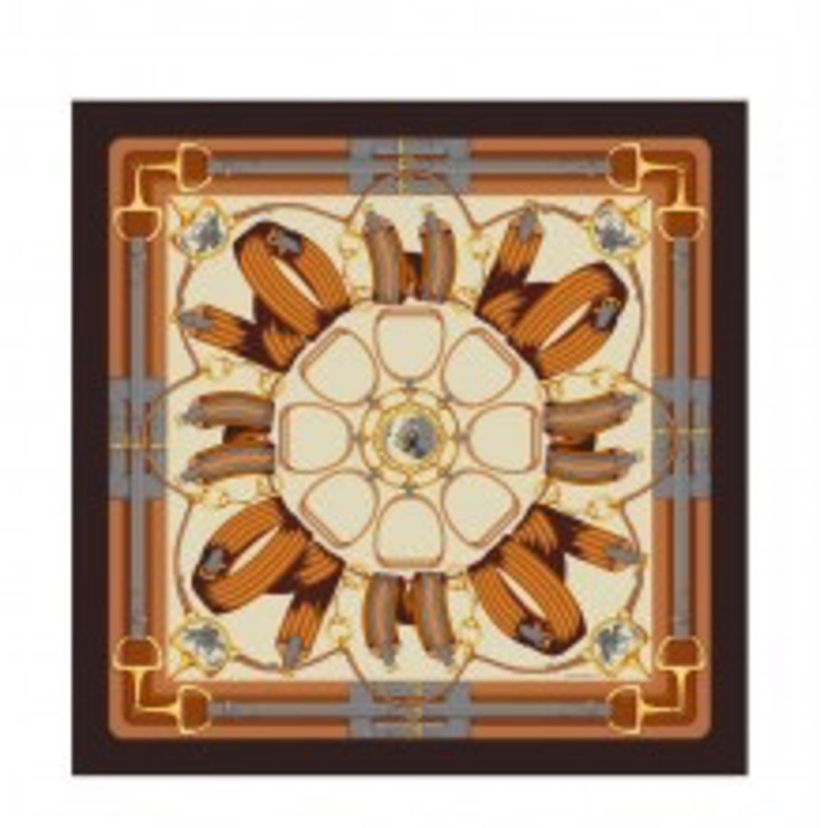 Rani Arabella Printed Cashmere Stirrups Shawl