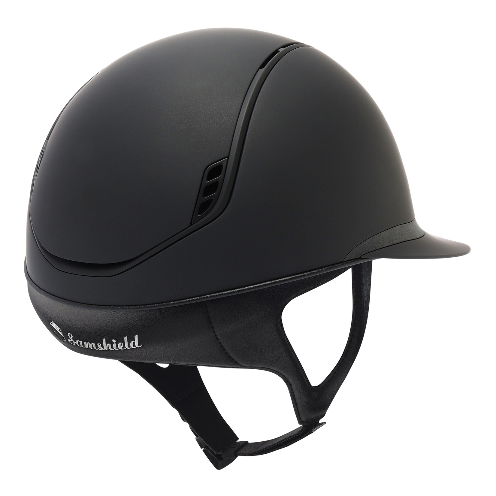 Samshield 2.0 Samshield Miss Shield Dark Line Helmet w/ Matt Trim & Blazon, Sold as a kit with coordinating liner (sold separately)