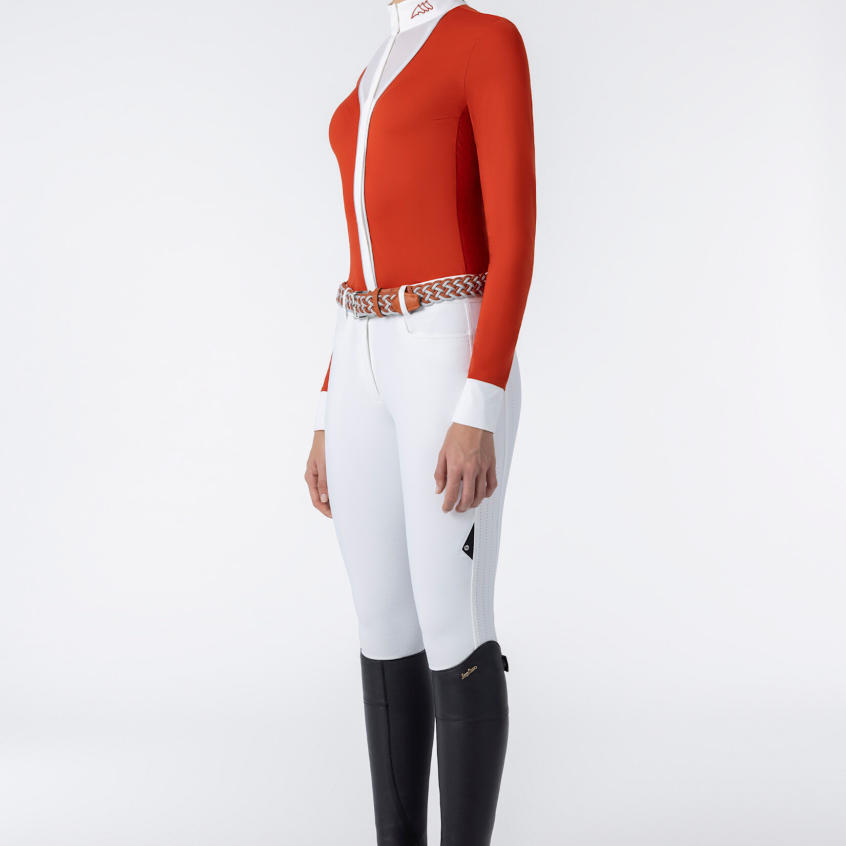 Equiline P07676 Equiline Ladies Embra Competition Long Sleeve Polo Shirt