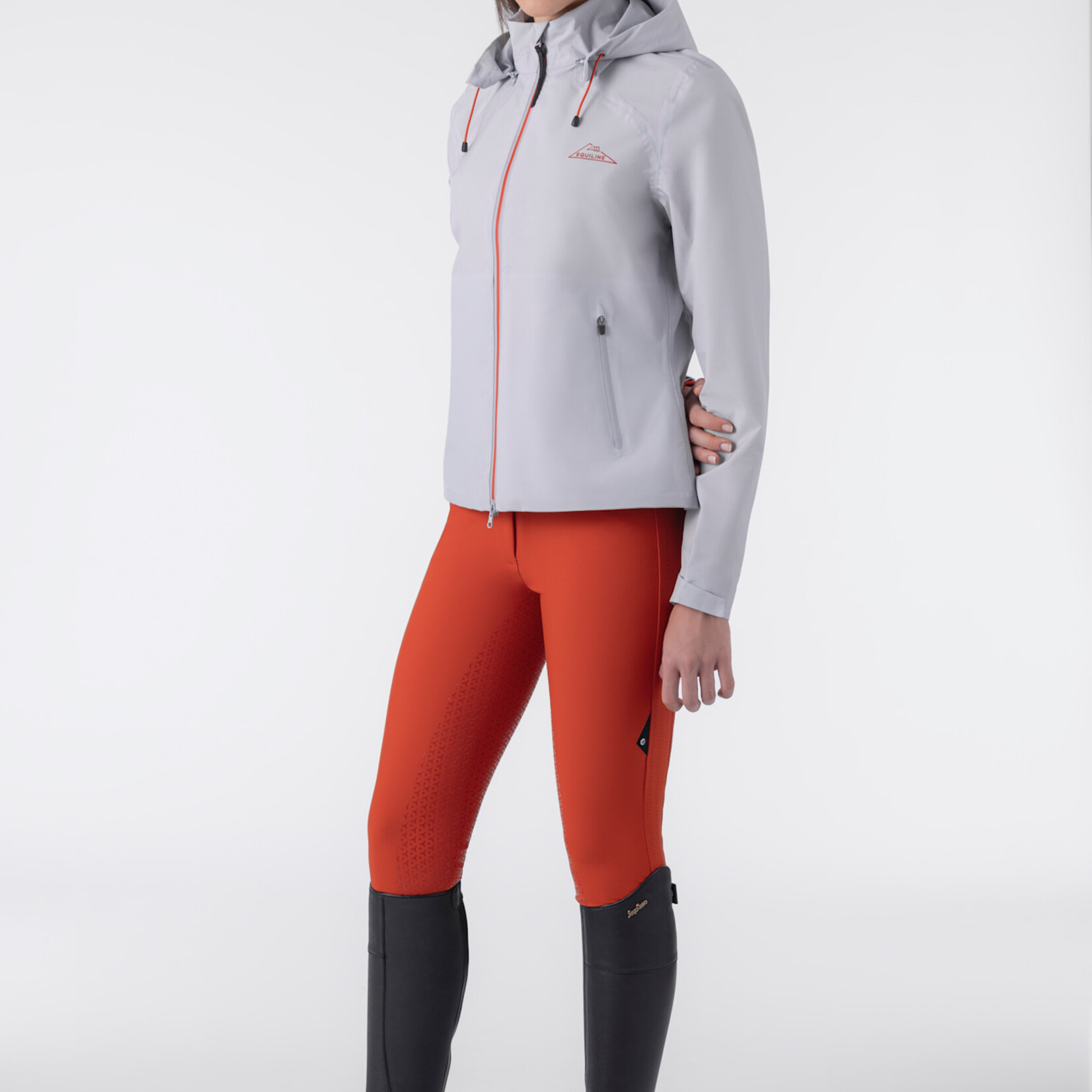 Equiline Q10749 Equiline Efrida Women's Waterproof Jacket, 2 way zip