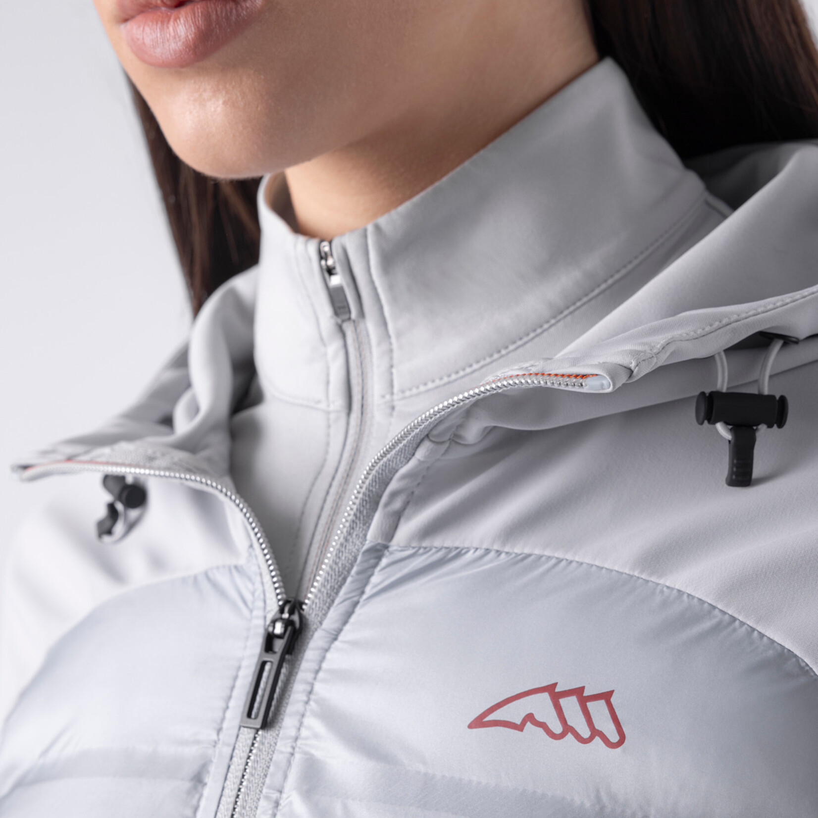 Equiline R09861 Equiline Egrige Ladies Nylon/Tech Fabric Softshell Jacket w Hood