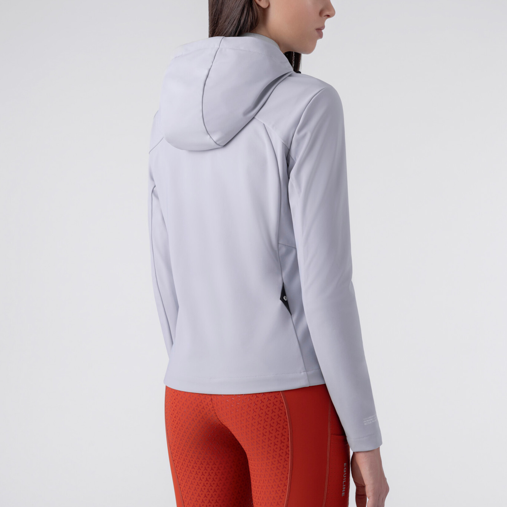 Equiline R09861 Equiline Egrige Ladies Nylon/Tech Fabric Softshell Jacket w Hood